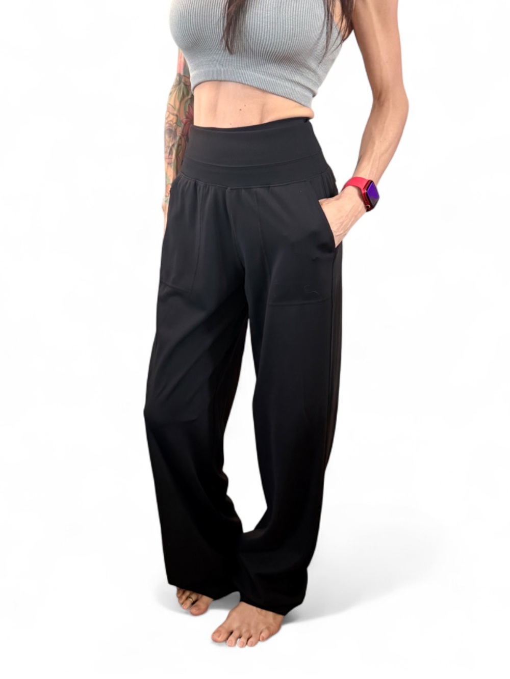 Venice high rise wide leg pants